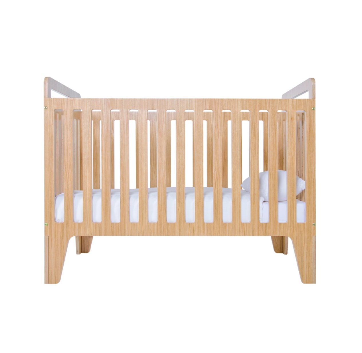 Lit bébé design Nona - Naturel