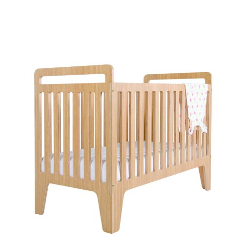Lit bébé design Nona - Naturel