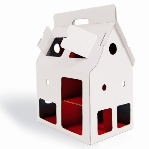 Maison de poupée en carton Mobile Home - Blanc