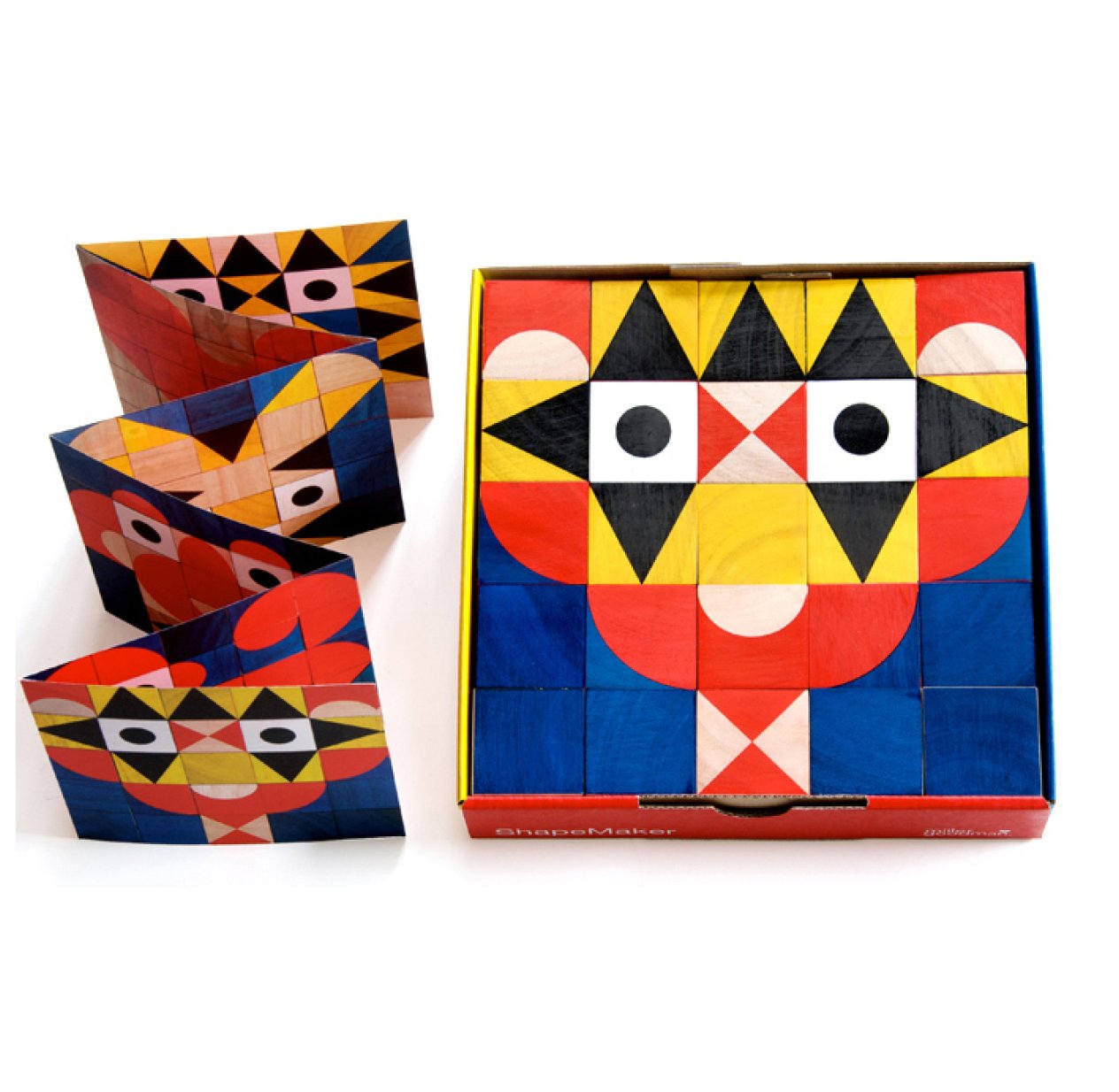 ShapeMakers - Jeu de cubes en bois