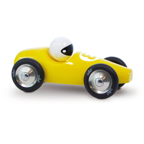 Voiture de course - Jaune