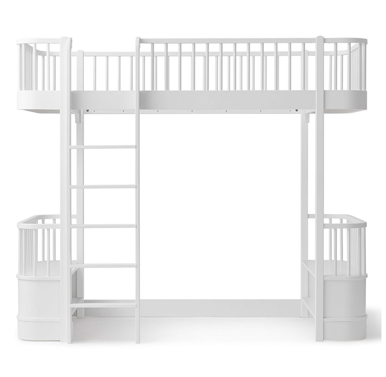 Lit mezzanine Wood Original - Blanc
