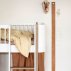 Lit junior mezzanine mi-haut Mini+ Wood - Blanc/Chêne