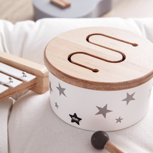 Mini tambour étoile - Blanc