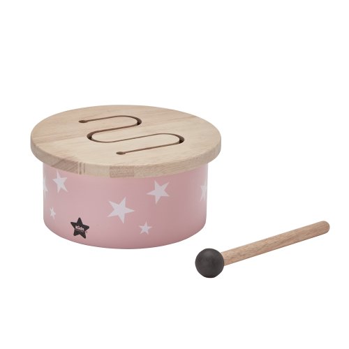 Mini tambour étoile - Rose clair