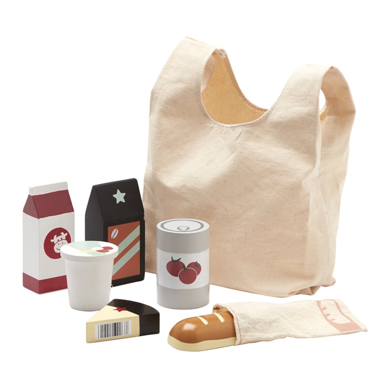 Le sac de provisions - Multicolore