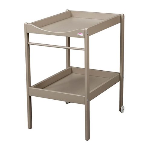 Table à langer Alice - Laqué gris clair