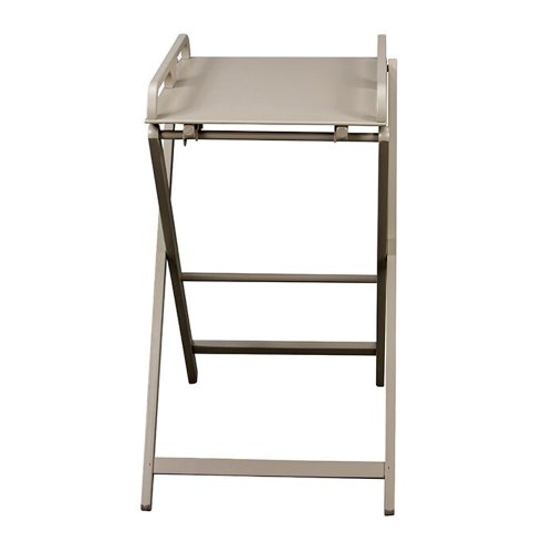 Table à langer pliante Jade - Laqué gris clair