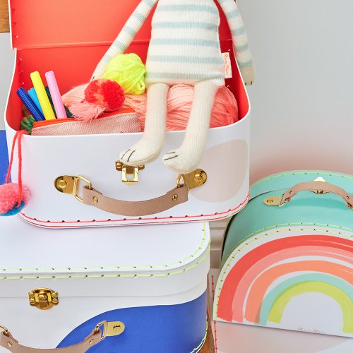 2 valises Arc-en-ciel