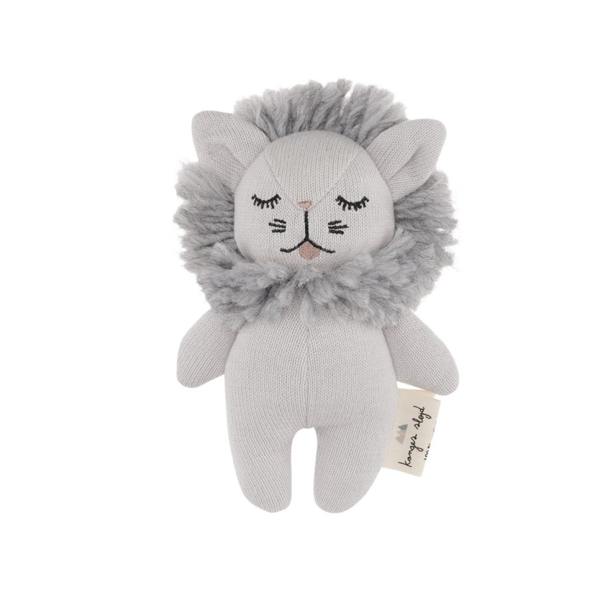 Mini doudou hochet Lion