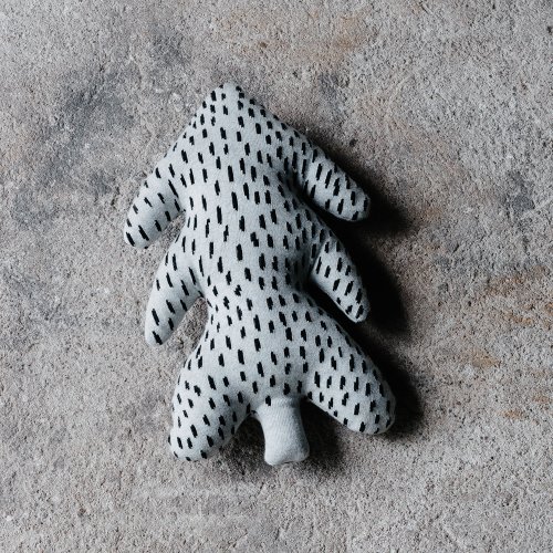 Coussin pin Pine no whine - Gris clair