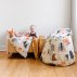 Parure de lit Friendly forest Bedtime stories 100 x 140 - Gris clair