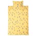 Parure de lit Bye bye Birdie Bedtime stories 100 x 140 - Jaune