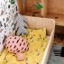 Parure de lit Bye bye Birdie Bedtime stories 100 x 140 - Jaune