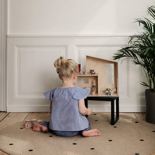 Maison de poupée / étagère Funkis House - Naturel