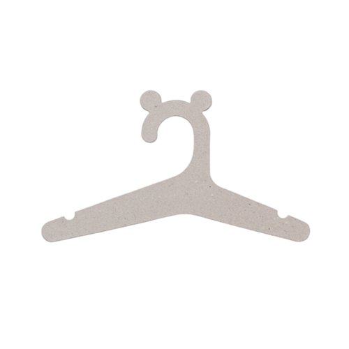 Lot de 5 cintres enfant - Naturel