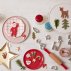 7 mini emporte-pièces icônes de Noël - Gris