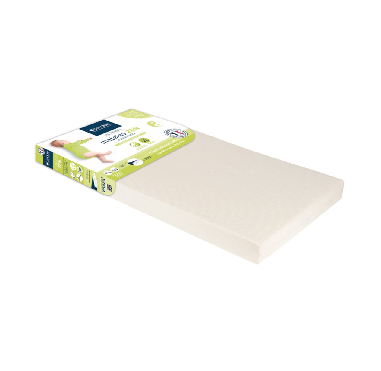 Matelas Zen déhoussable 60x120x11