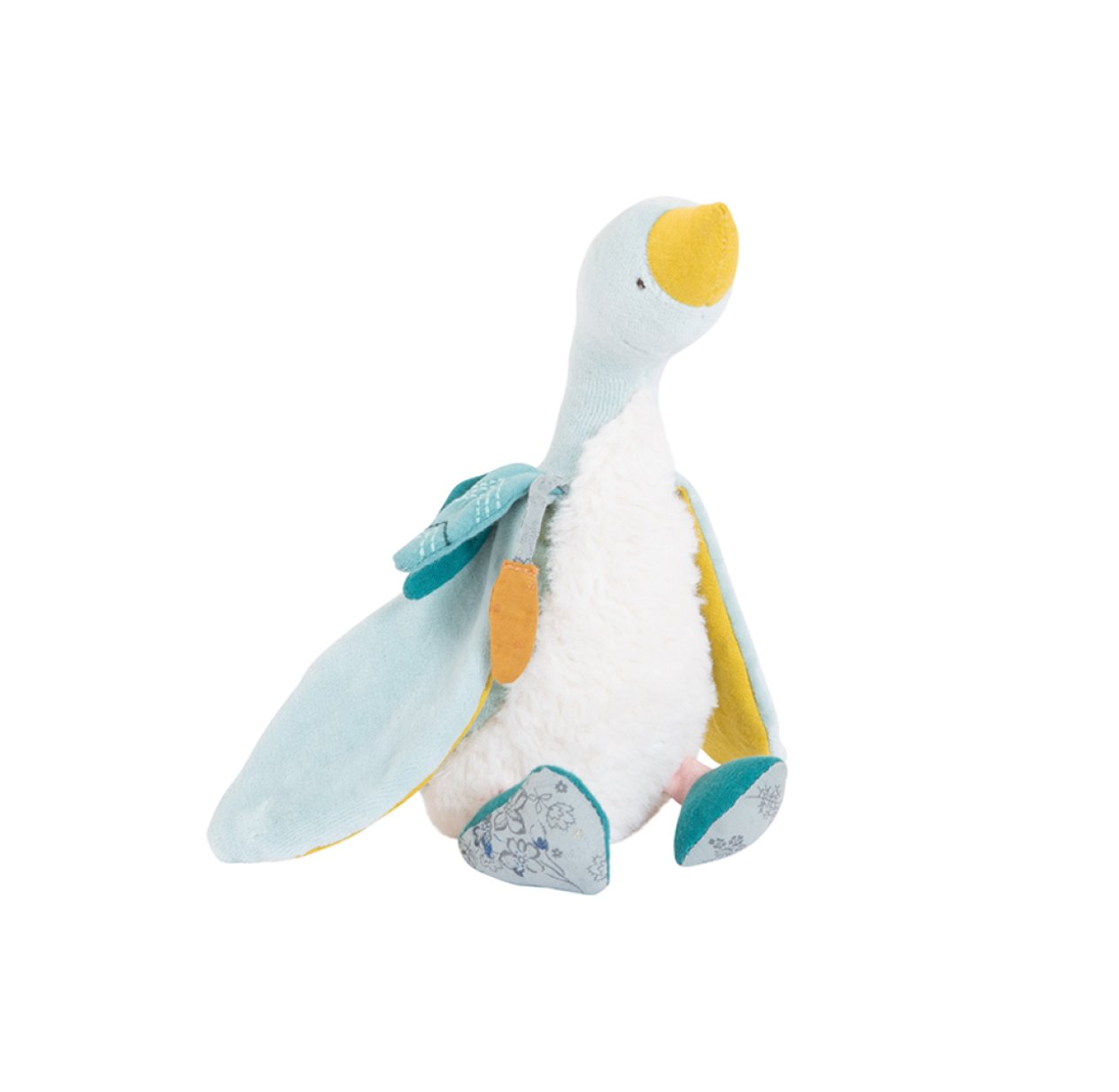 Doudou Moulin Roty 'Le Voyage D'Olga' - Lange Oie Beige/jaune/vert, Occasion