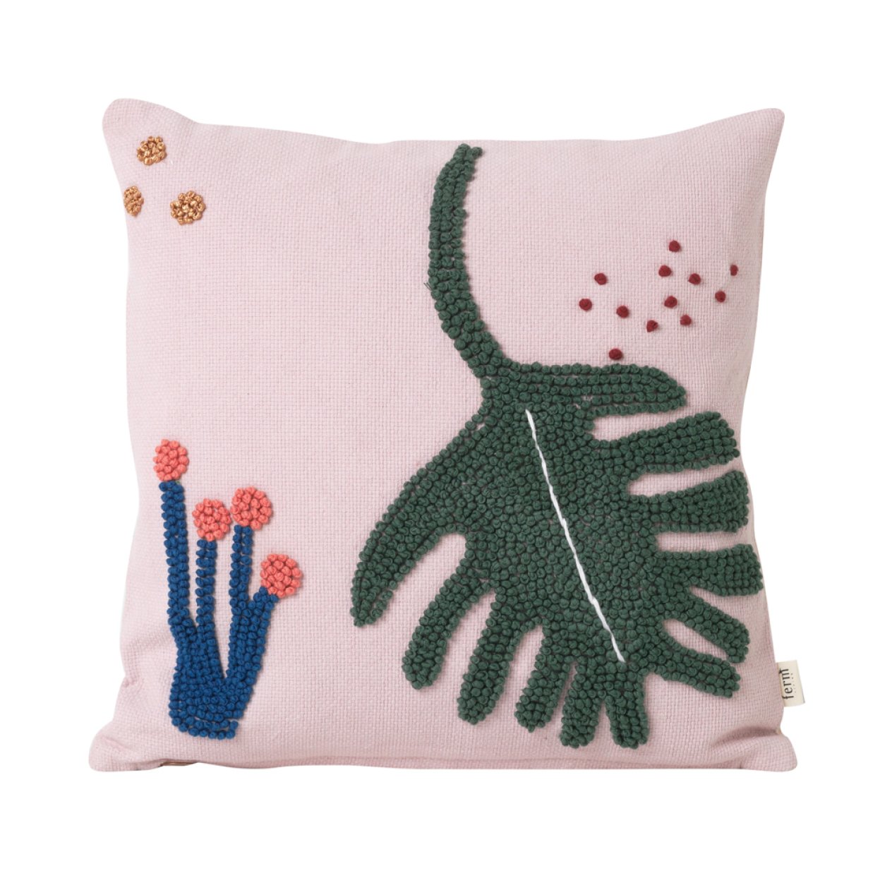 Coussin Feuille 40 x 40 cm - Multicolore