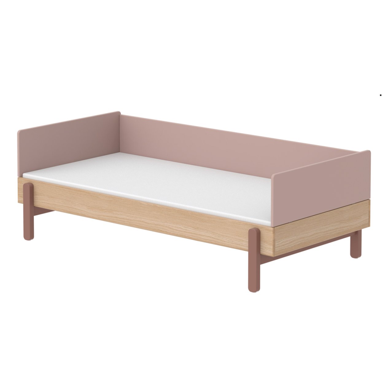 Lit enfant canapé Popsicle - Chêne/Cherry