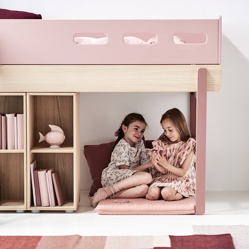 Bibliothèque étroite 1 tablette Popsicle - Chêne