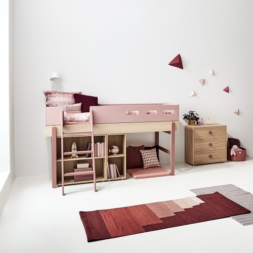 Bibliothèque 1 tablette Popsicle - Chêne