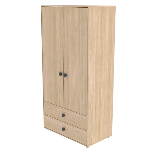 Armoire haute Popsicle - Chêne/Blueberry