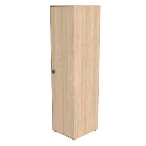 Armoire haute simple Popsicle - Chêne/Blueberry