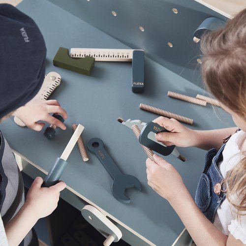 Set d'outils pour établi - Bleu foncé