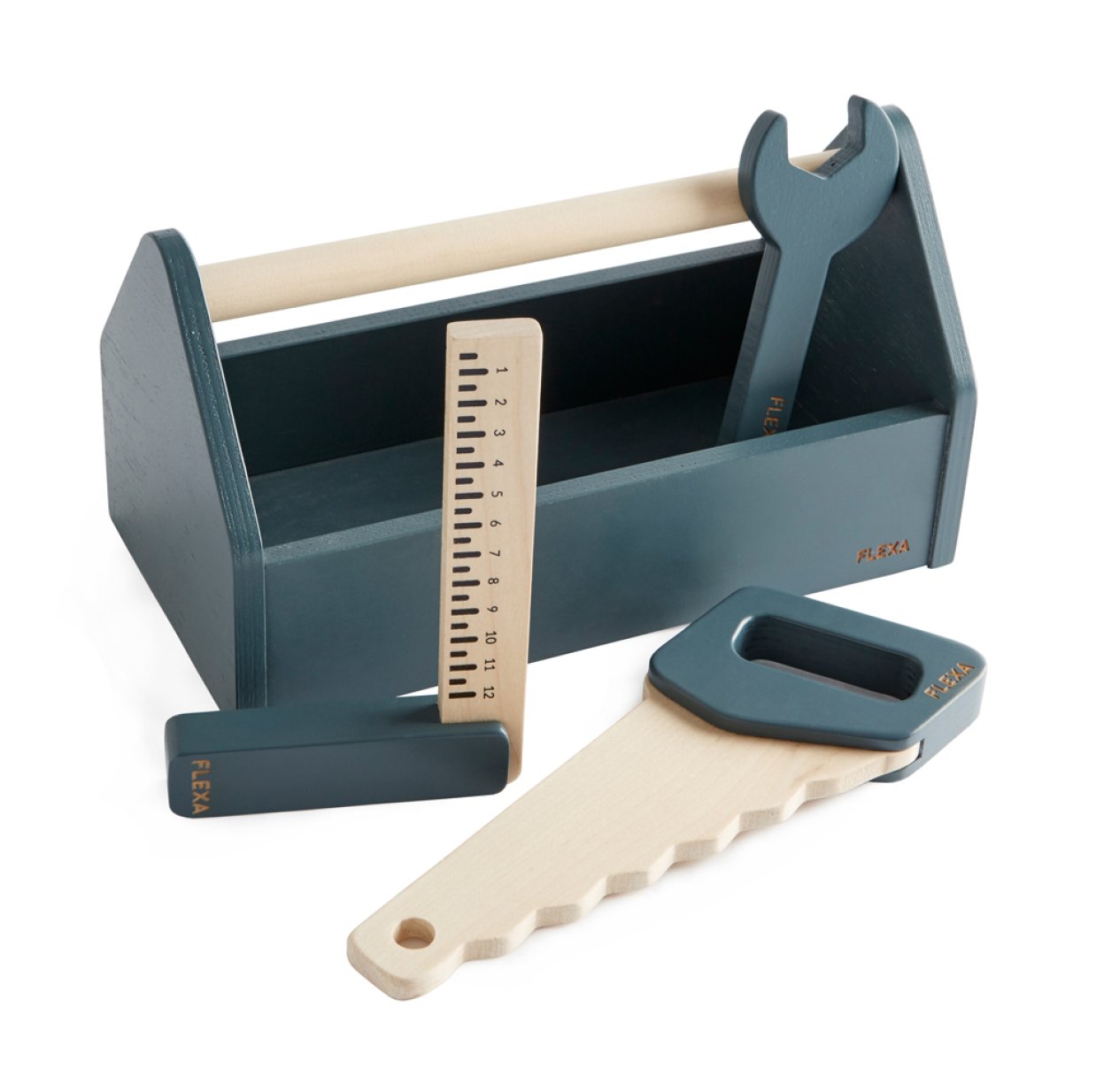 Caisse à outils pour établi - Bleu foncé