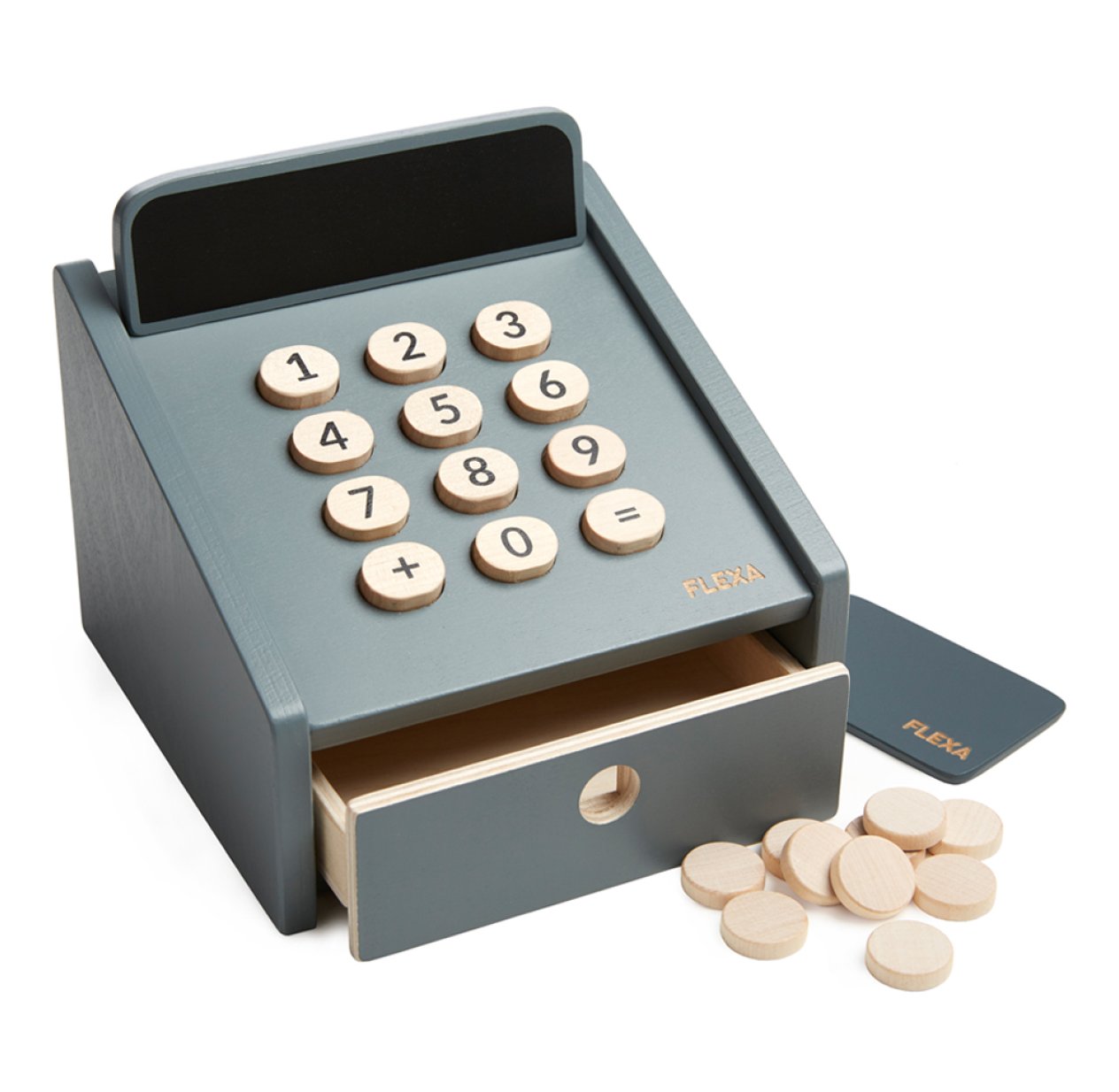 Caisse enregistreuse pour épicerie - Bleu foncé