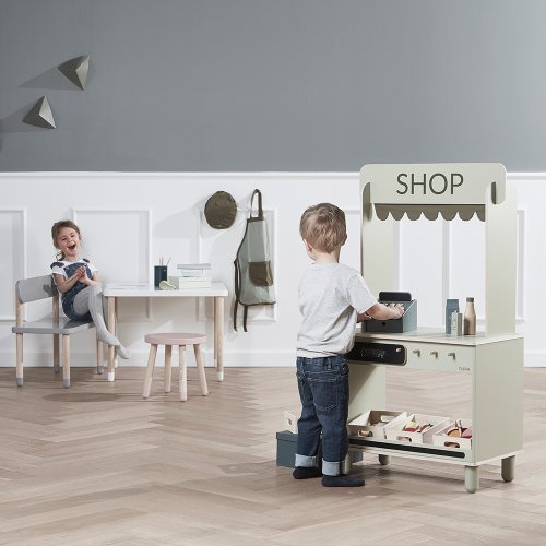 Caisse enregistreuse pour épicerie - Bleu foncé