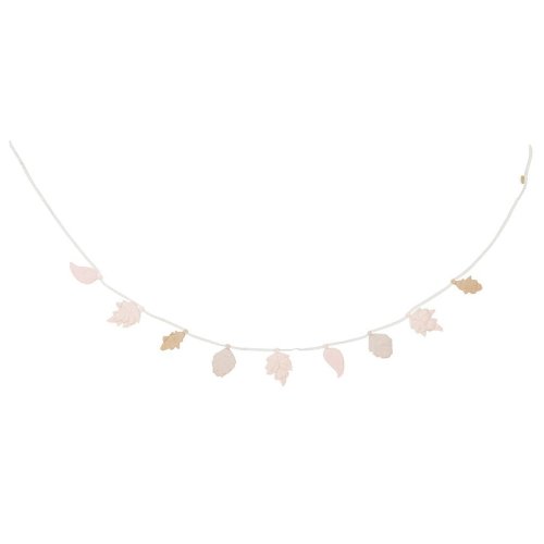 Guirlande feuilles Leaves mix rose - Rose