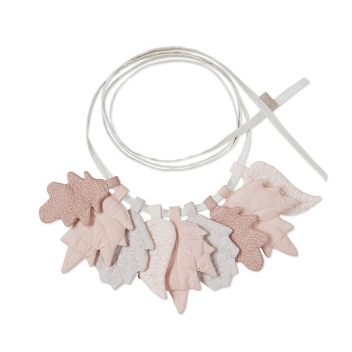 Guirlande feuilles Leaves mix rose - Rose