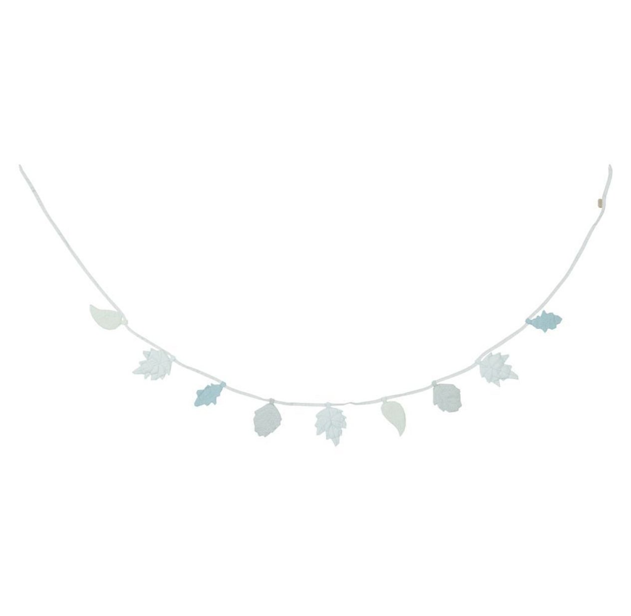 Guirlande feuilles Leaves mix blue - Bleu