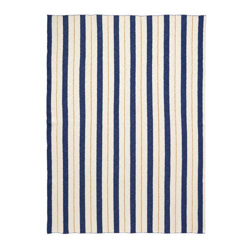 Couverture rayures Pinstripe - Bleu indigo