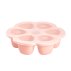 Moule Multiportions silicone 6 x 90 ml - Rose