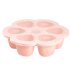 Moule Multiportions silicone 6 x 150 ml - Rose