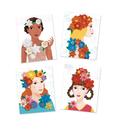 Activité Papier - Jeunes Filles en Fleurs