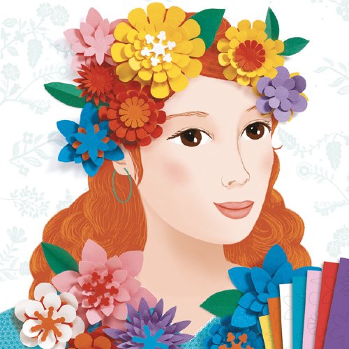 Activité Papier - Jeunes Filles en Fleurs