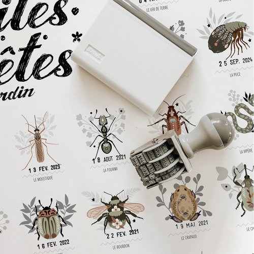 Affiche Les Petites Bêtes du Jardin