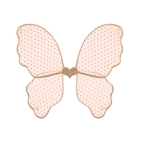 Ailes de Fée Coeur - Rose pâle 