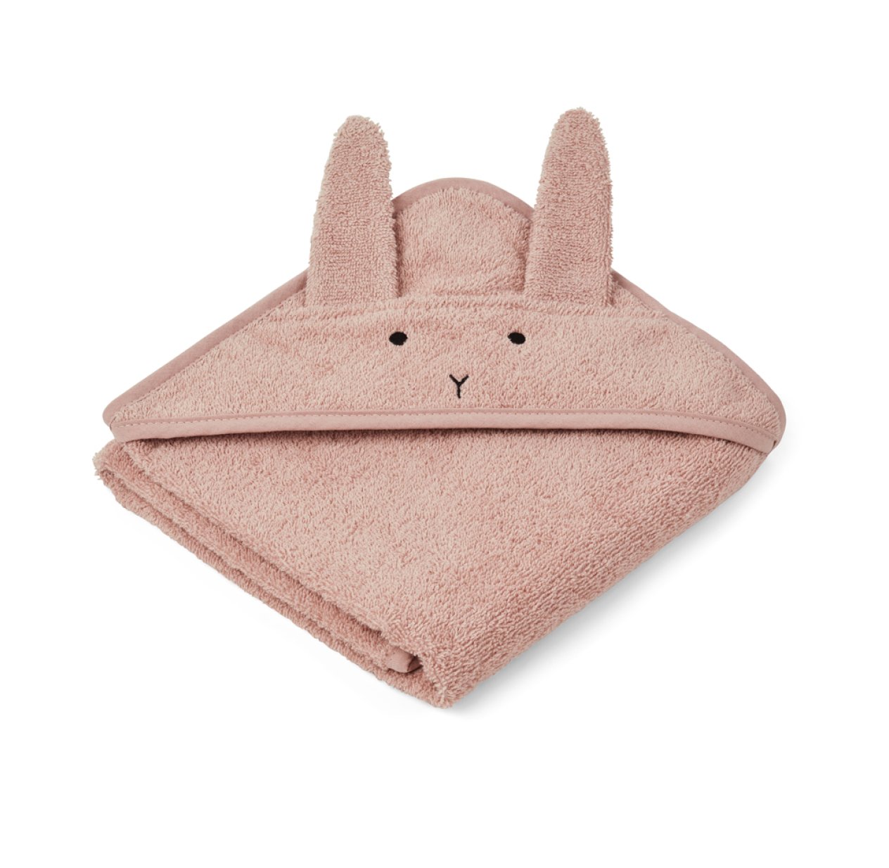 Cape de bain lapin Albert bébé - Rose