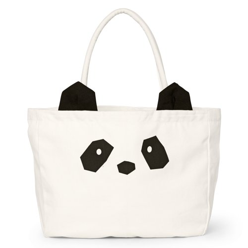 Tote Bag Panda Alberte sac en toile - Crème de la crème
