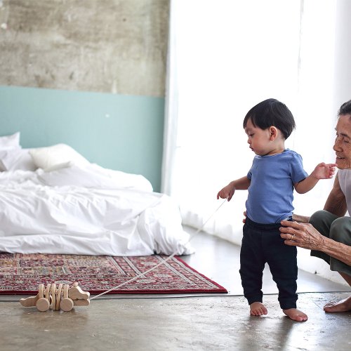 Alligator à tirer - Naturel