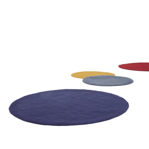 Tapis Kali en feutre 120 cm - Pierre clair