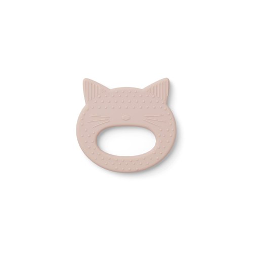 Anneau de dentition Chat Gemma - Rose pastel