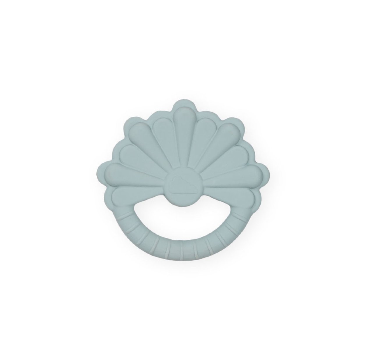 Anneau de Dentition Fleur - Bleu pétrole