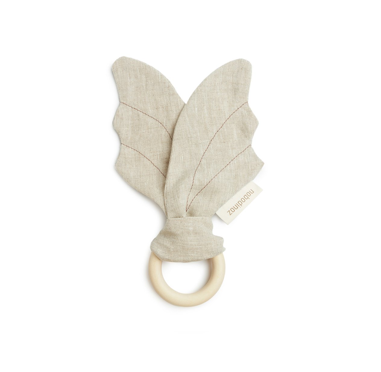 Anneau de dentition Lin Français - Greige